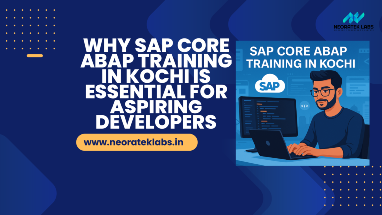 Why SAP Core ABAP Training in Kochi is Essential for Aspiring Developers